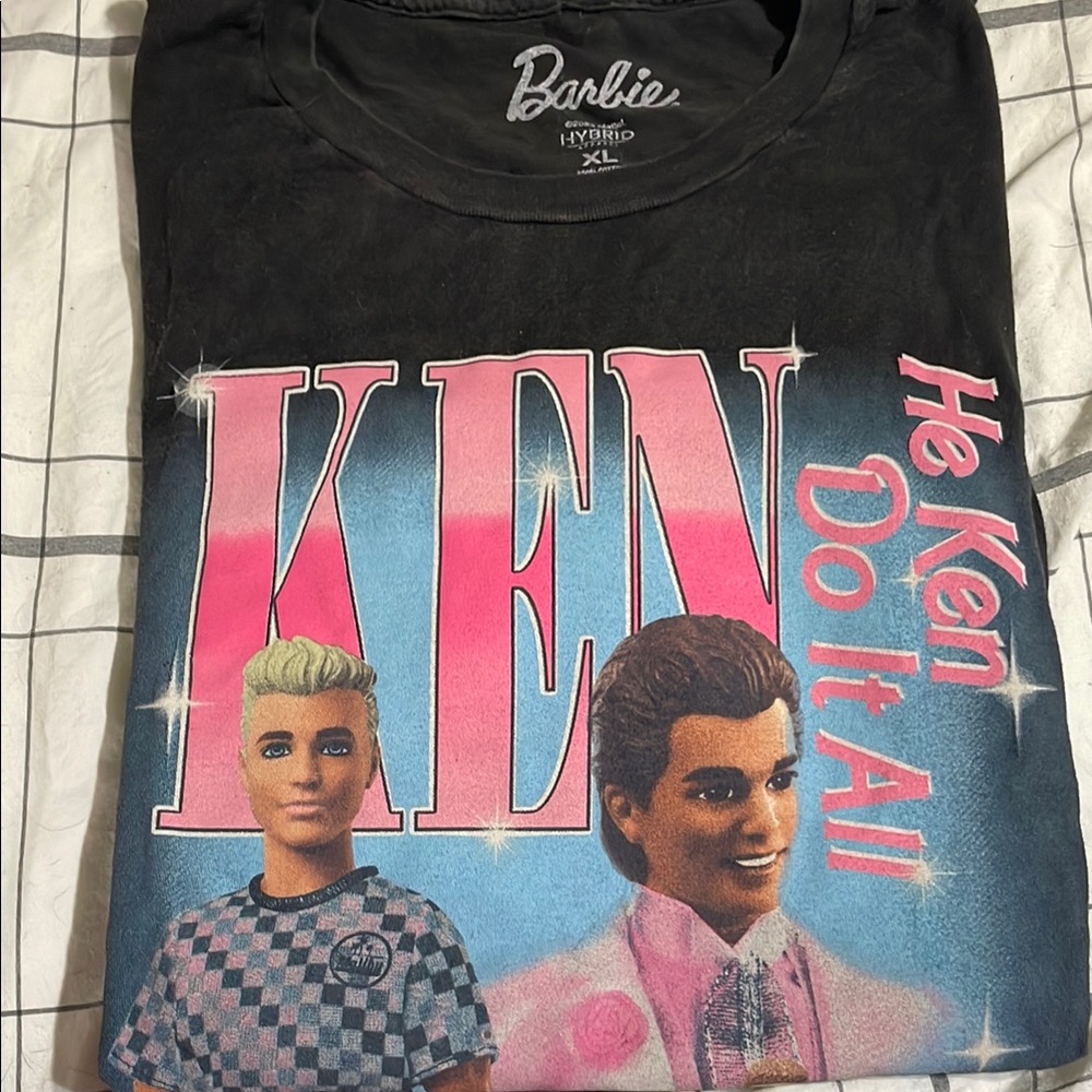 Barbie Black and Pink Short Sleeve Tees